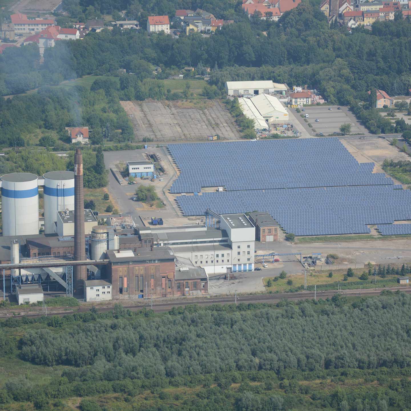 Photovoltaik-Freiflächenanlage Delitzsch Fabrikstraße