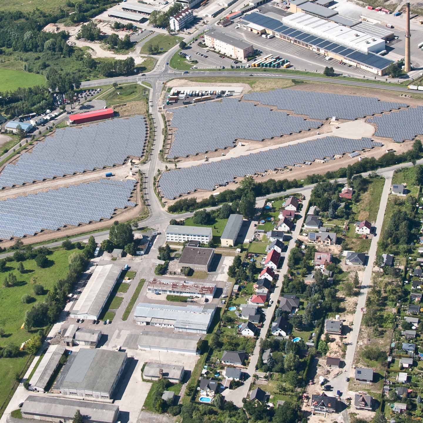 Photovoltaik-Freiflächenanlage Taucha