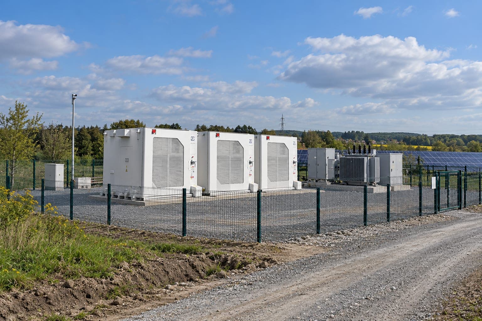 Batteriespeicher Zwickau — KI-generierte Visualisierung